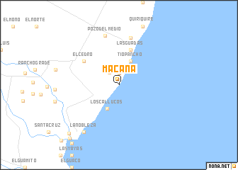 map of Macana