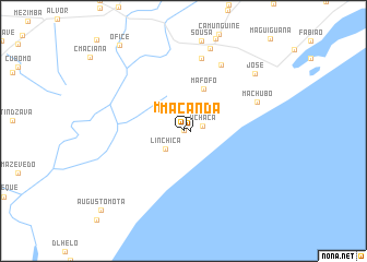 map of Macanda