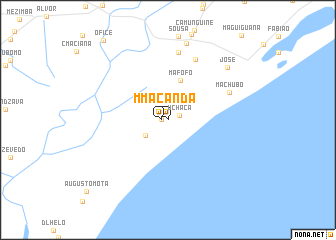 map of Macanda