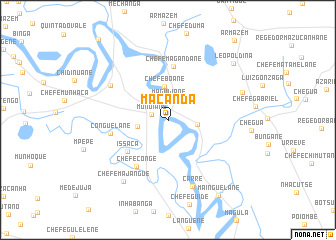 map of Macanda