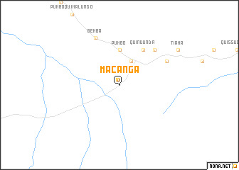 map of Macanga