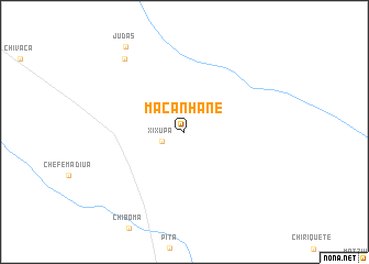 map of Macanhane