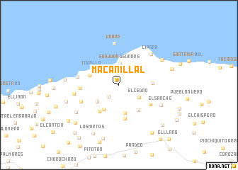 map of Macanillal