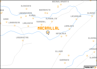 map of Macanillal