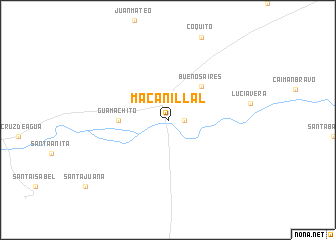 map of Macanillal