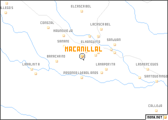 map of Macanillal