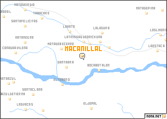 map of Macanillal