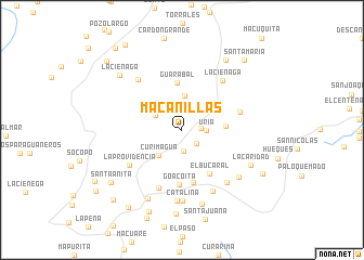 map of Macanillas