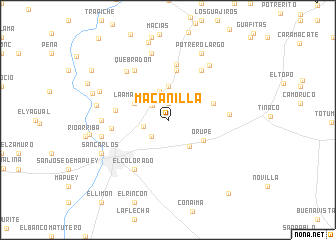 map of Macanilla