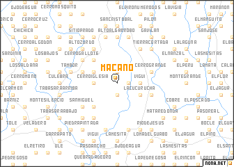 map of Macano