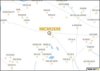 map of Macanzene