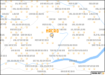 map of Mação