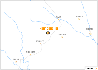 map of Maçapaua