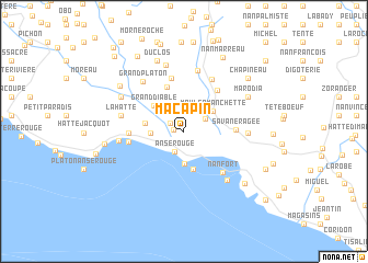 map of Macapin