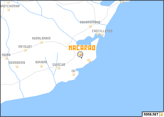 map of Macarao