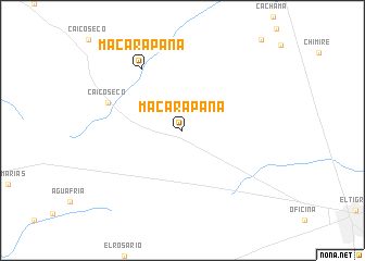 map of Macarapana