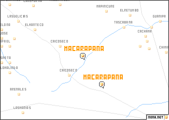 map of Macarapana