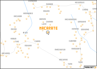 map of Macarate