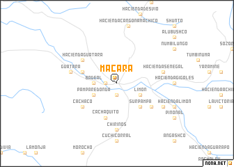 map of Macará