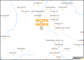 map of Macario