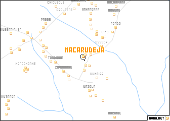 map of Macarudeja