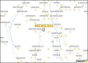 map of Macascruz