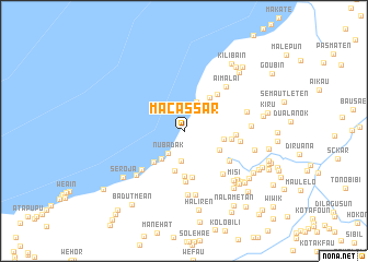 map of Macassar