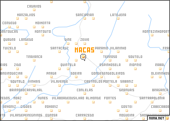 map of Maçãs