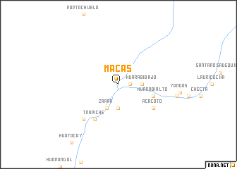 map of Macas