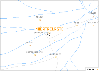 map of Macataclasto