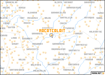 map of Macatcalait