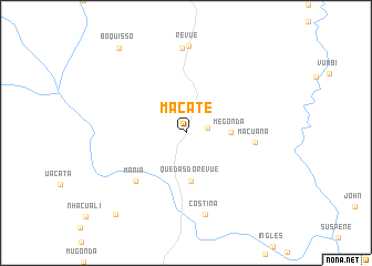 map of Macate