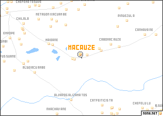 map of Macauze