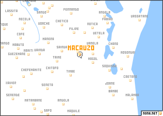 map of Macauzo