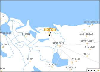 map of Macau