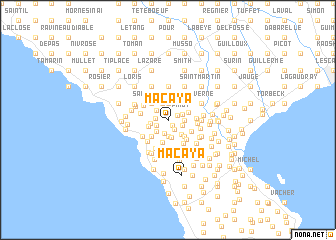 map of Macaya