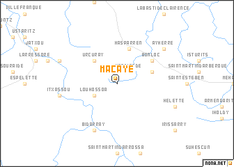 map of Macaye