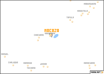 map of Macaza