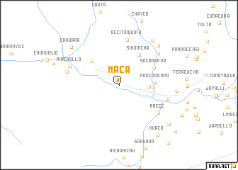 map of Maca