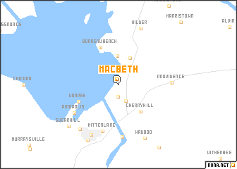 map of Macbeth