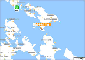 map of Macca Bite