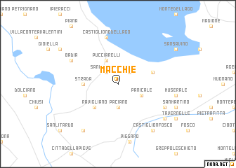 map of Macchie