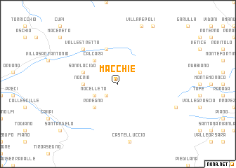 map of Macchie