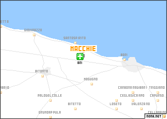 map of Macchie