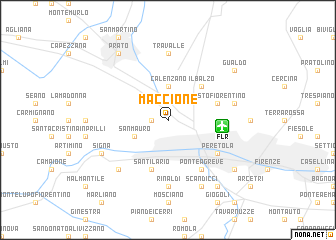 map of Maccione