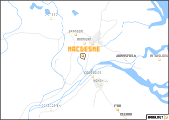 map of Macdesme