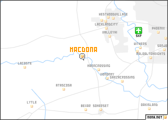 map of Macdona