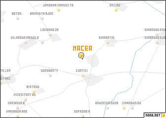 map of Macea