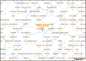 map of Maceda