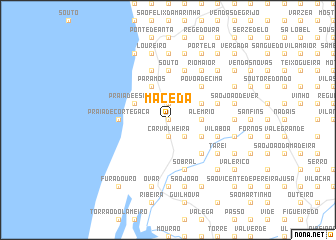 map of Maceda